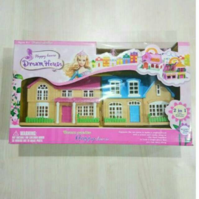 Mainan Happy Home Dream House Bentuk Tas