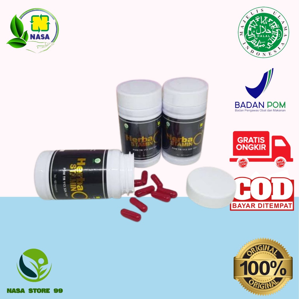 HERBASTAMIN NASA / OBAT KUAT PRIA / OBAT LEMAH SYAHWAT / OBAT EJAKULASI DINI /