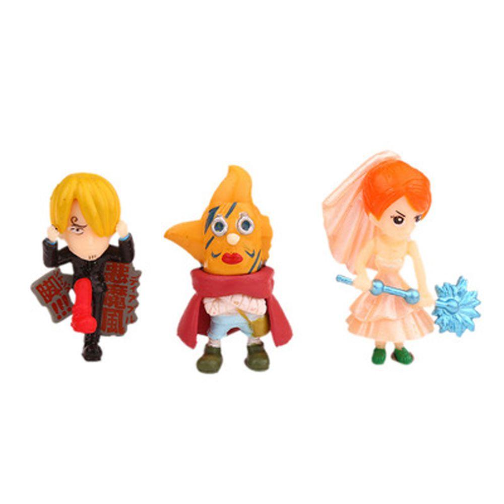 Lanfy Monkey D Luffy Collection Mainan Mini Sanji Anime PVC Roronoa Zoro