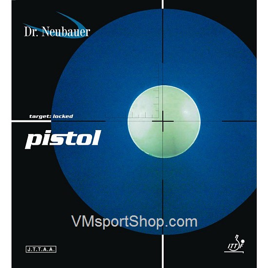 Dr. Neubauer Pistol - Karet Bintik Bet Bat Pingpong Tenis Meja