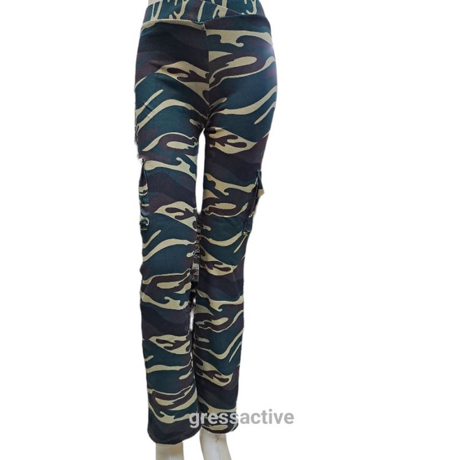 Celana Senam Cargo Loreng/Cargo Panjang/Cargo Loreng/Celana Kargo/Celana  Loreng/Celana Senam Doreng