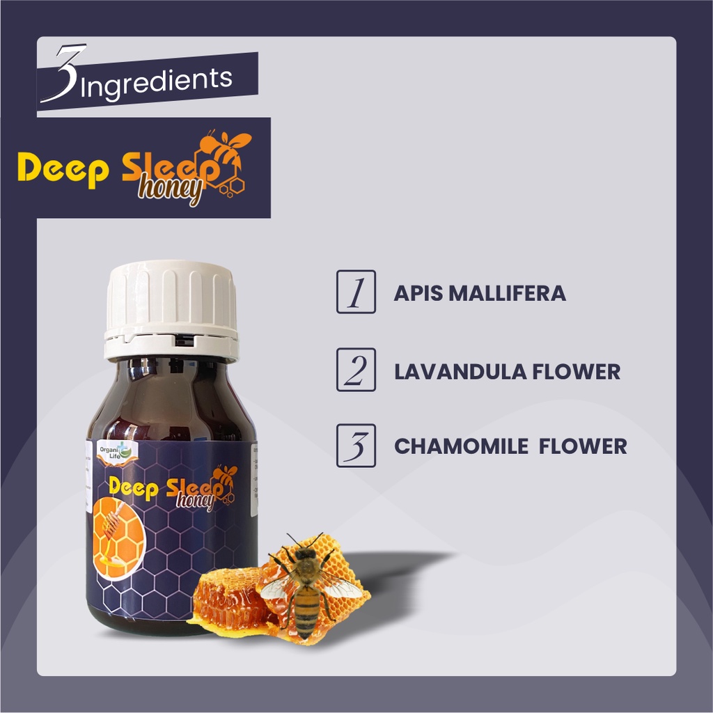 [HERBAL] Deep SLEEP HONEY | MADU TIDUR | Atasi Susah Tidur | Madu Insomnia