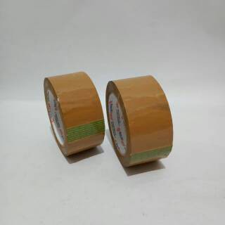 Lakban Bening / Coklat Berry Tape 100 yard