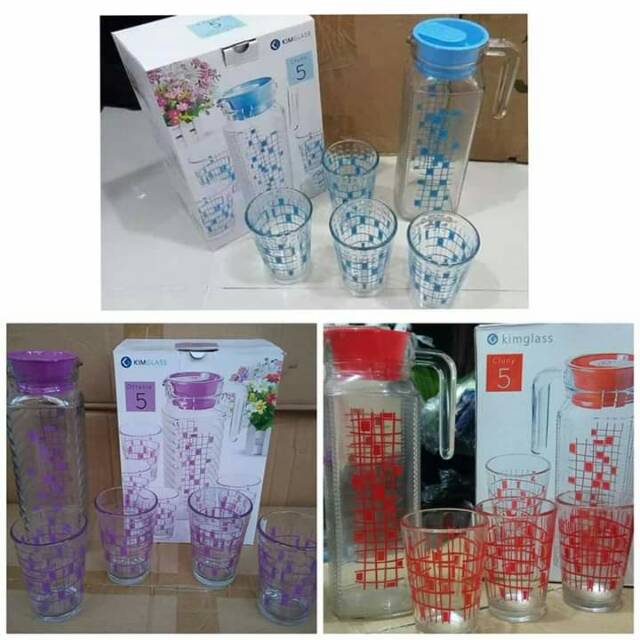 Cod teko set gelas kimglass
