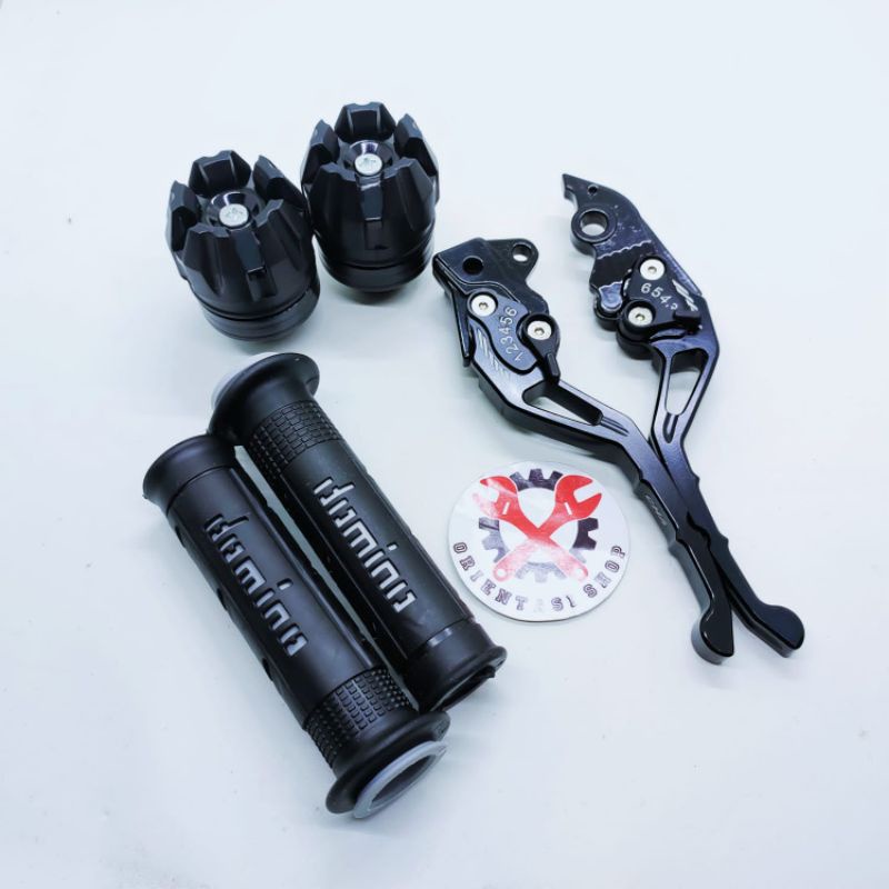 Handle sisik+jalu as roda+grip domino Vario 150 Vario new Scoopy new beat fi