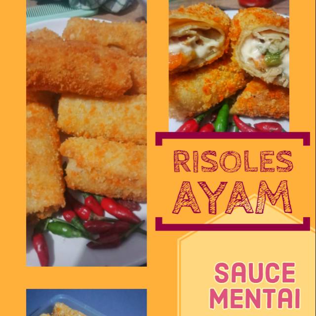 

Risoles Ayam Saos Mentai