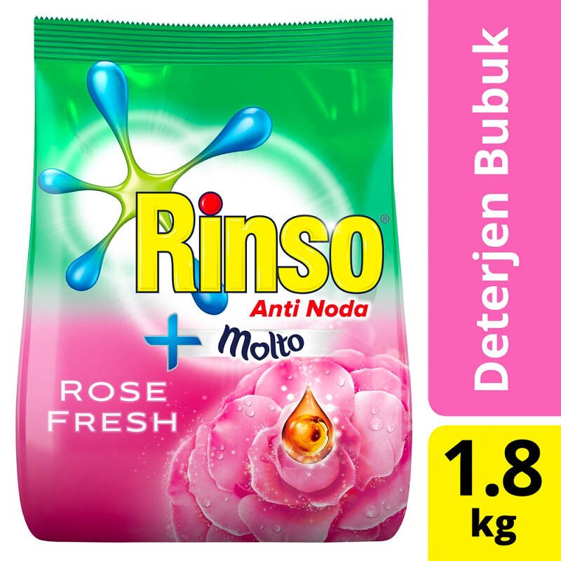 RINSO MOLTO 1.8KG ROSE FRESH