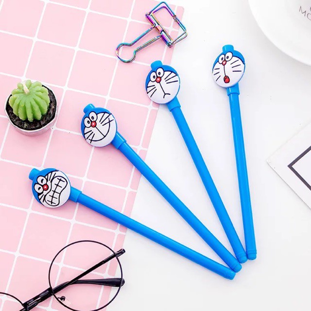 

PENA KARAKTER KEPALA DORAEMON GEPENG / PULPEN KARTUN
