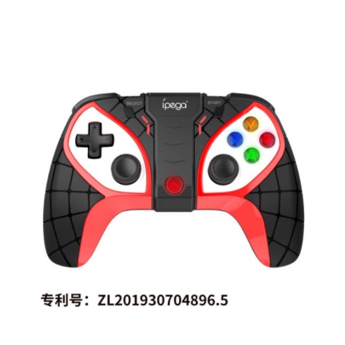 Gamepad ipega single bluetooth turbo programmable dual shock for phone ios android tv ps3 n-switch pc laptop spiderman pg-9210