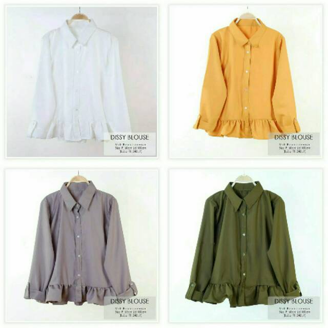 Blouse Dissy / Dissy Blouse / Blouse Polos / Atasan Wanita (fs)