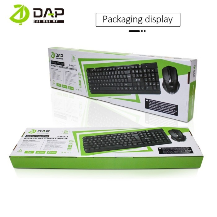 Keyboard &amp; Mouse SET DAP D-W5171 Waterproof Wireless