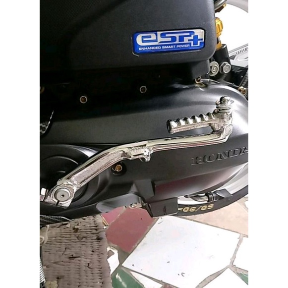 Selahan engkolan kick starter Honda Beat Vario scoopy fi esp Chrome model ori