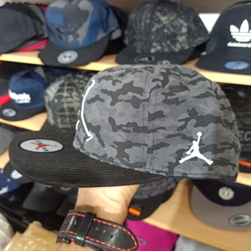 topi jordan loreng snapback topi premium impor