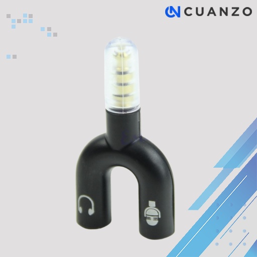 Splitter Audio Shape U 3.5mm ke Headphone &amp; Mic / Audio Splitter U Shape To 2 Audio Mic Male Ke Dual Female Headphone Microphone / Splitter Audio To Audio Multifungsi / Mic Jack Splitter Audio Laptop PC Smule / Konektor Audio Stereo Male To 2 Female Murah