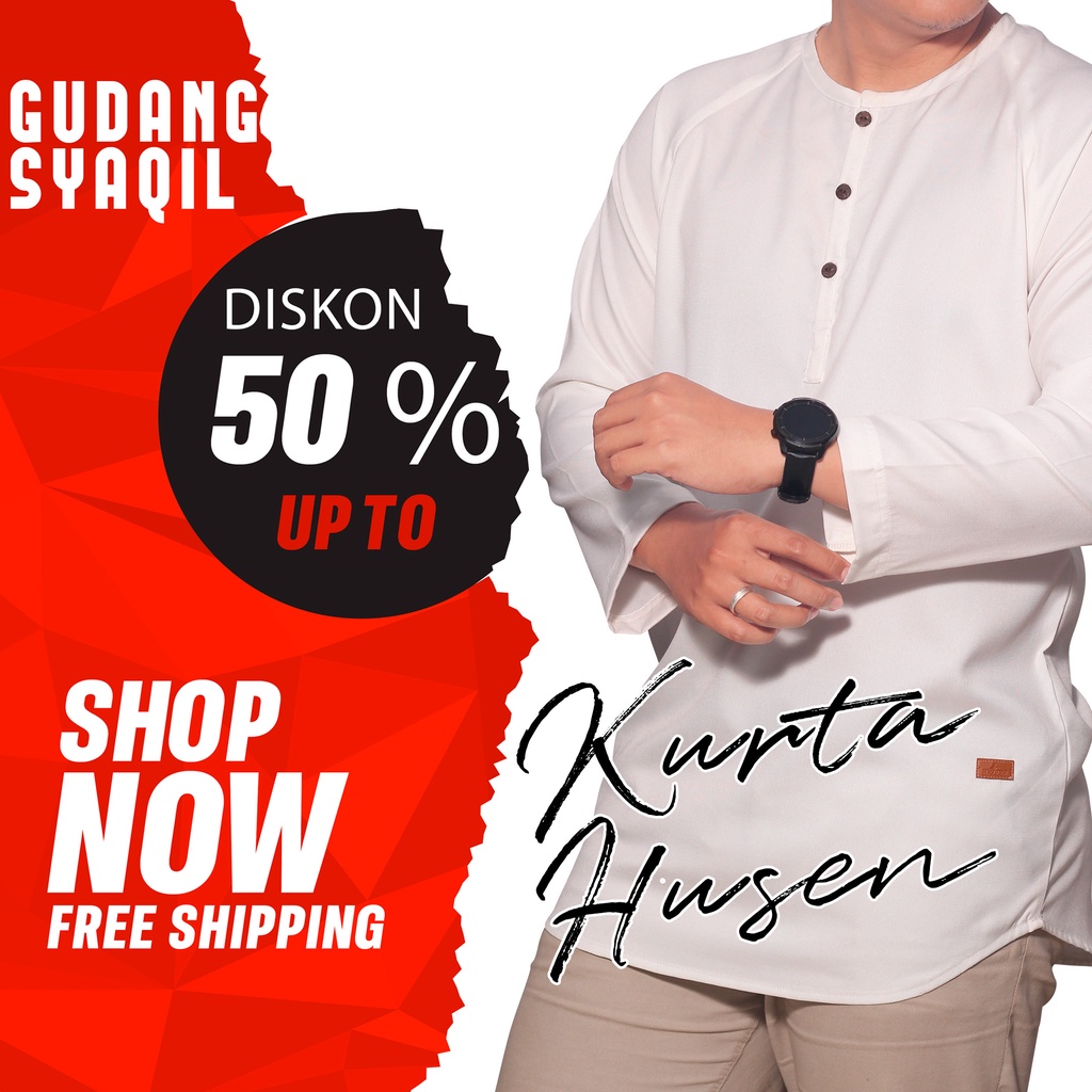 koko Laki Laki Muslim Kemeja Kurta Pria Pakistan Premium Terbaru Lengan Panjang Warna Putih Hitam Po