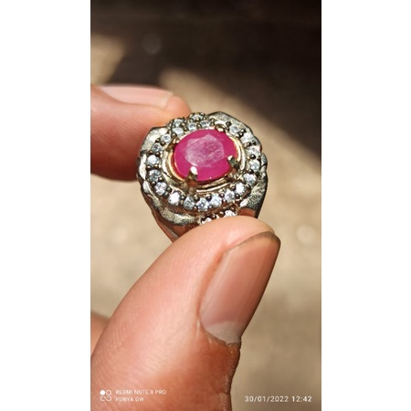 BATU NATURAL RUBY TANZANIA + MEMO ( KODE 001 )
