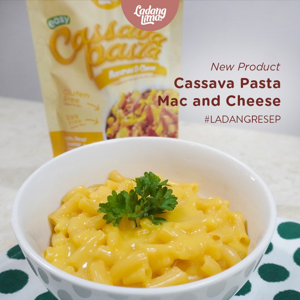 Ladang Lima Cassava Pasta Macaroni Mac &amp; Cheese 115gr - LDA