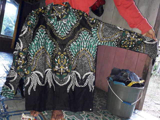 Batik Couple Keluarga Sania Ruffle Ori Ndoro Jowi Dnt Motif Madu