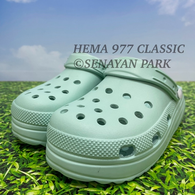 PROMO SANDAL KODOK HEMA BAE CLOG CLASICC 977 WANITA FC PROMO