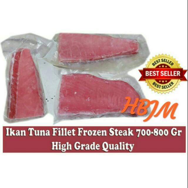 

IKAN TUNA FILLET FROZEN SAKU / STEAK 700-800 GR HIGH GRADE QUALITY