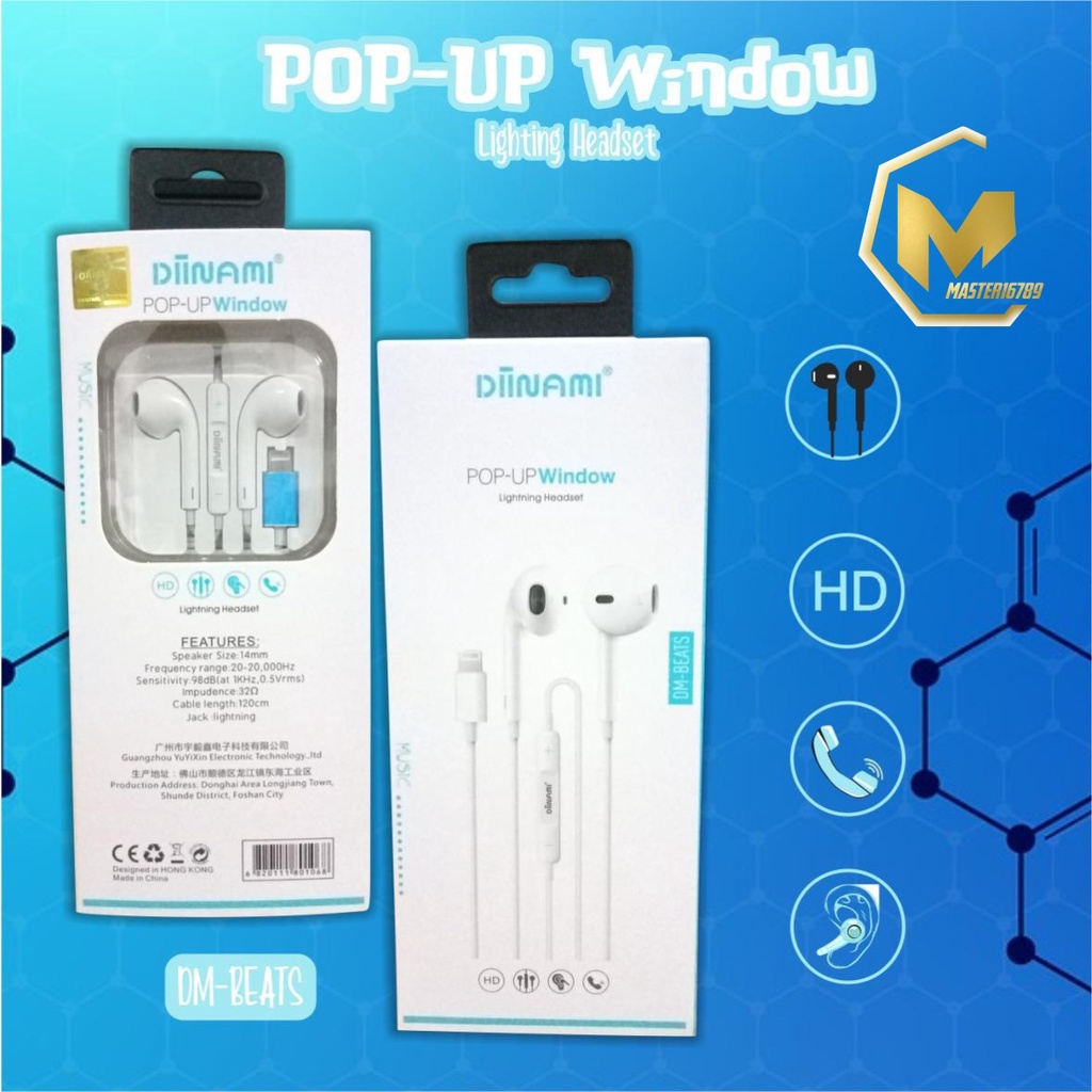 bm033 Headset headsfree Hf earphone Beats DIINAMI i pone 7G 7+ 8G 8+ X XR XS MAX 11 11 pro 11 pro Max 12mini 12 12 pro 12 pro Max 13 mini 13 13 pro 13 pro Max 14 14+(Max) 14 pro 14pro Max MA1834