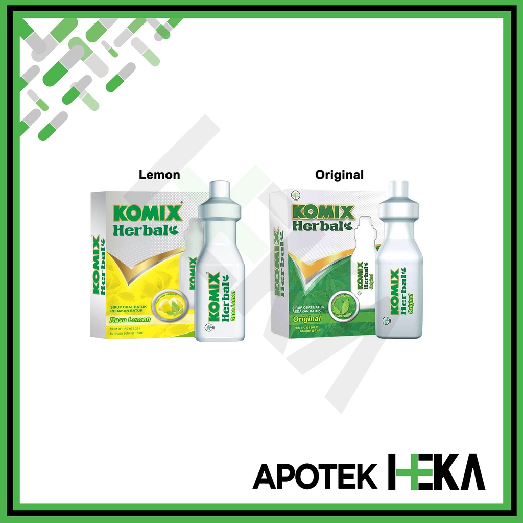 Komix Herbal Tube Botol 15 ml Box isi 4 (SEMARANG)