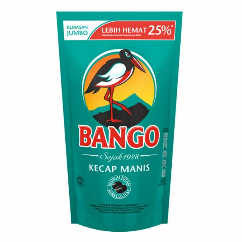 

BANGO KECAP MANIS BANGO KEMASAN JUMBO 735ml