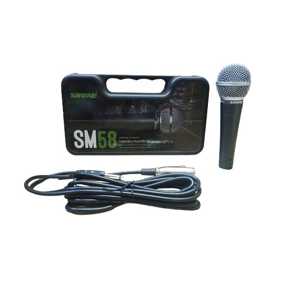 MIC KABEL KOPER SHURE SM58 MICROPHONE LEGENDARY