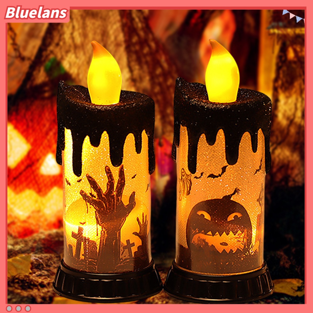 Lilin Bentuk Hantu Tangan Tanpa Api Untuk Dekorasi Halloween