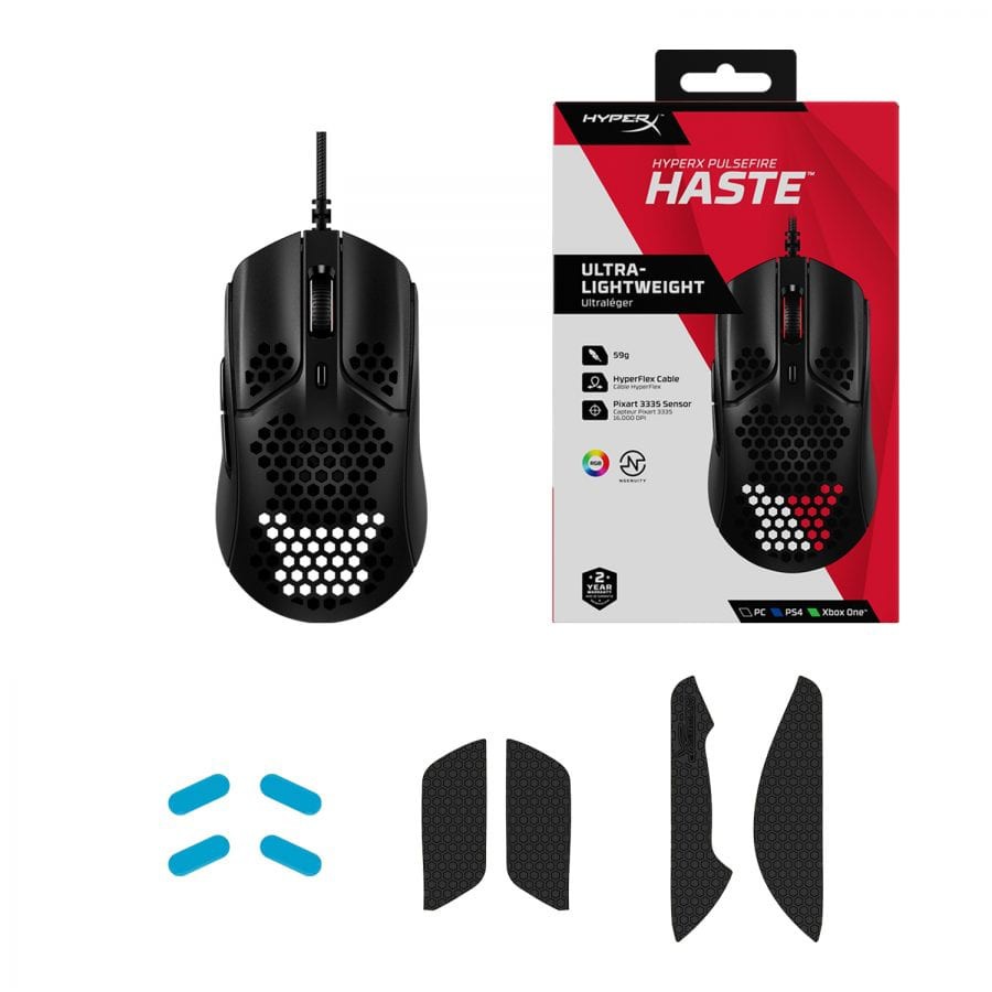 HyperX Pulsefire Haste RGB Ultra Lightweight Gaming Mouse Pulse Fire