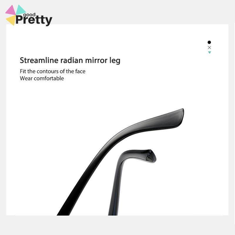 Kacamata Optik Pelindung Mata Komputer Anti blue Light Bingkai Persegi Gaya Retro Untuk Pria Dan Wanita - PD