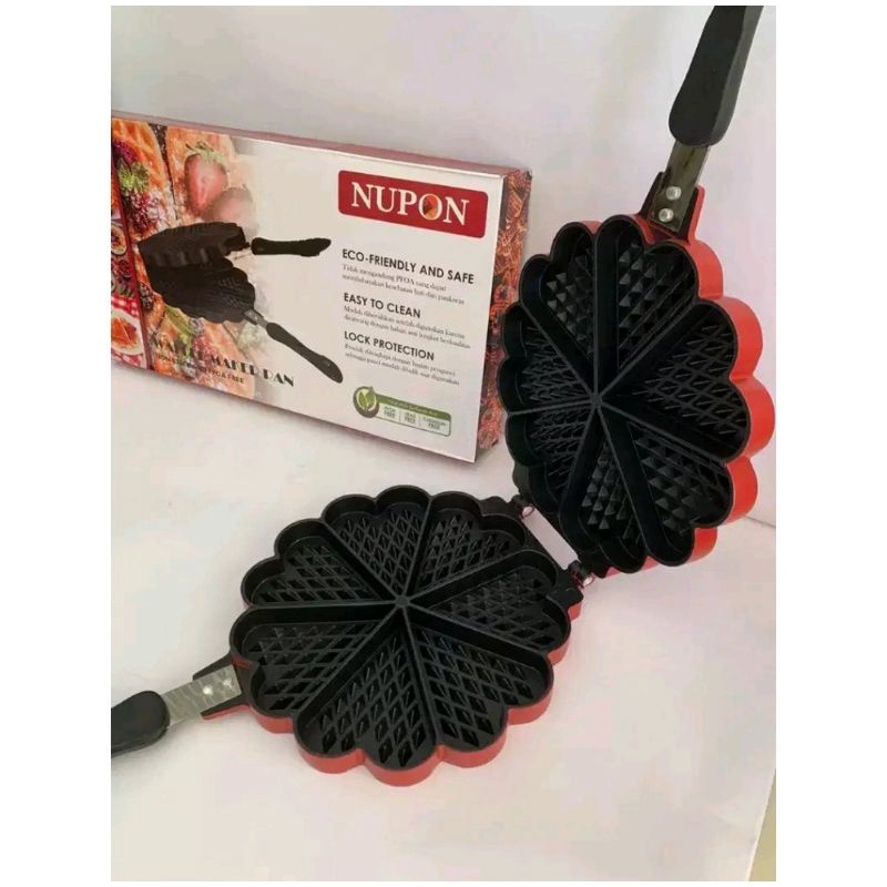 Cetakan Waffle Anti Lengket Nupon / Waffle Maker Nupon / Samarinda