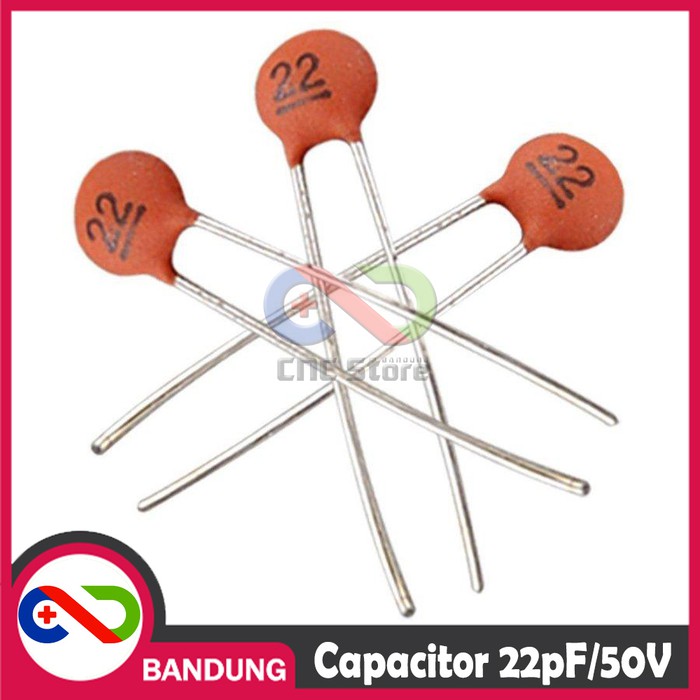 20PCS Capacitor Kapasitor Ceramic Keramik 22 22pF 22pF/50V