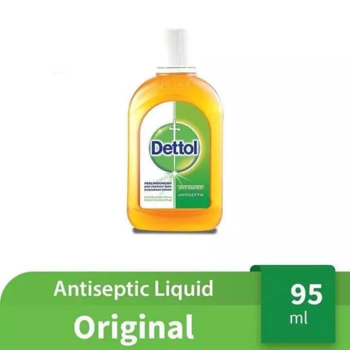 Dettol Antiseptik Liquid -DETOL Antiseptic Liquid 95 ml - Cairan Antiseptik