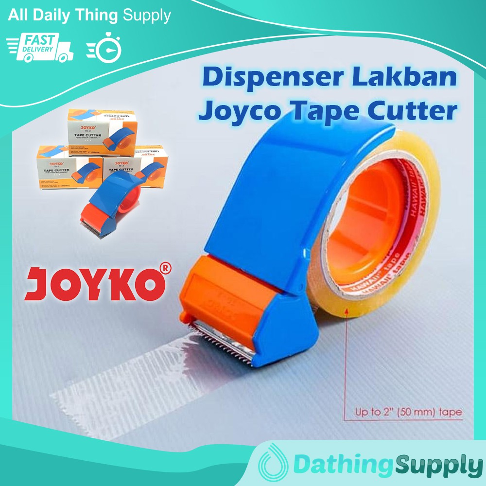 

Tempat Lakban Joyko 2 Inch Tape Dispenser 50 MM Roll Pemotong Lakban / Tape Cutter