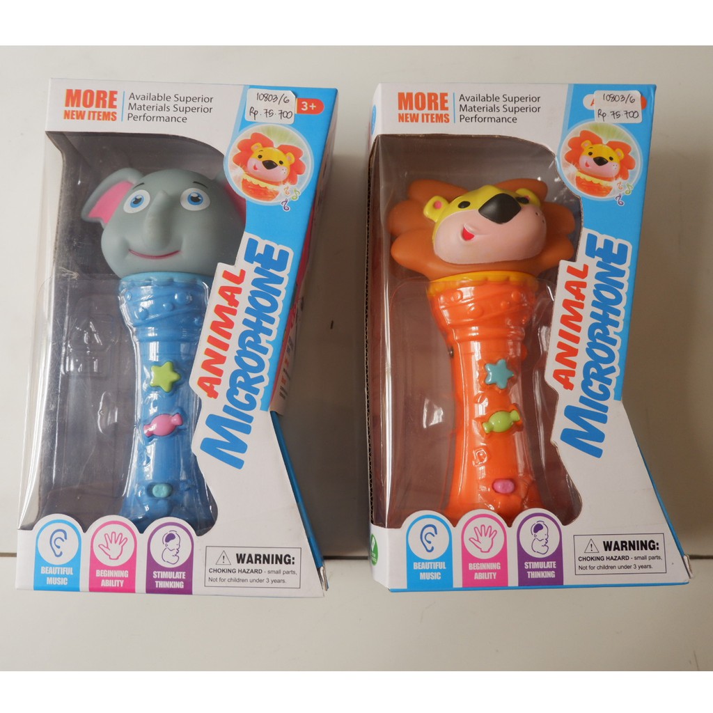 ANIMAL MICROPHONE, MICROPHONE MAINAN ANAK, MAINAN ANAK MENYANYI