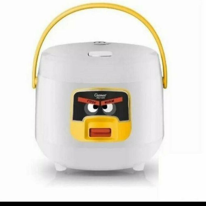 Cosmos Rice Cooker Mini 0.8 Liter 3In 1 Crj 6601 Mcom Kecil.Hitam - Putih - Promo 