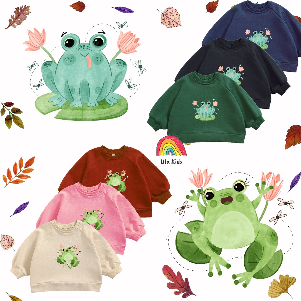 Sweater Anak Crewneck Oversize Anak Original Motif Kodak  Usia 1-6thn