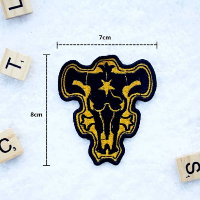 Bordir Anime Patch Emblem Black Clover Aira Clothing