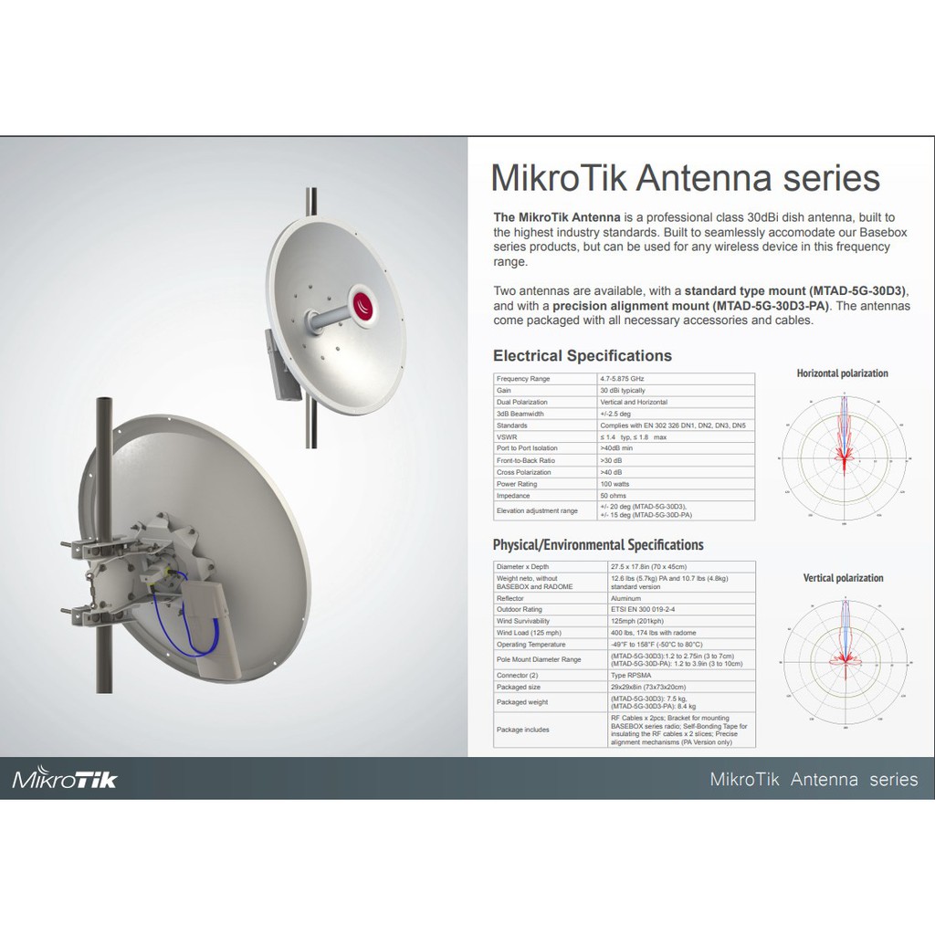 MikroTik mANT 30 PA MTAD-5G-30D3-PA