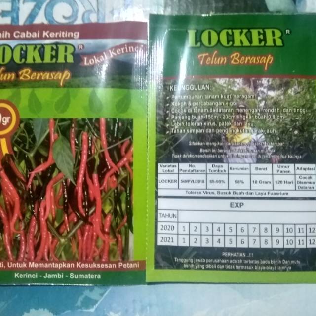 Bibit cabe Locker