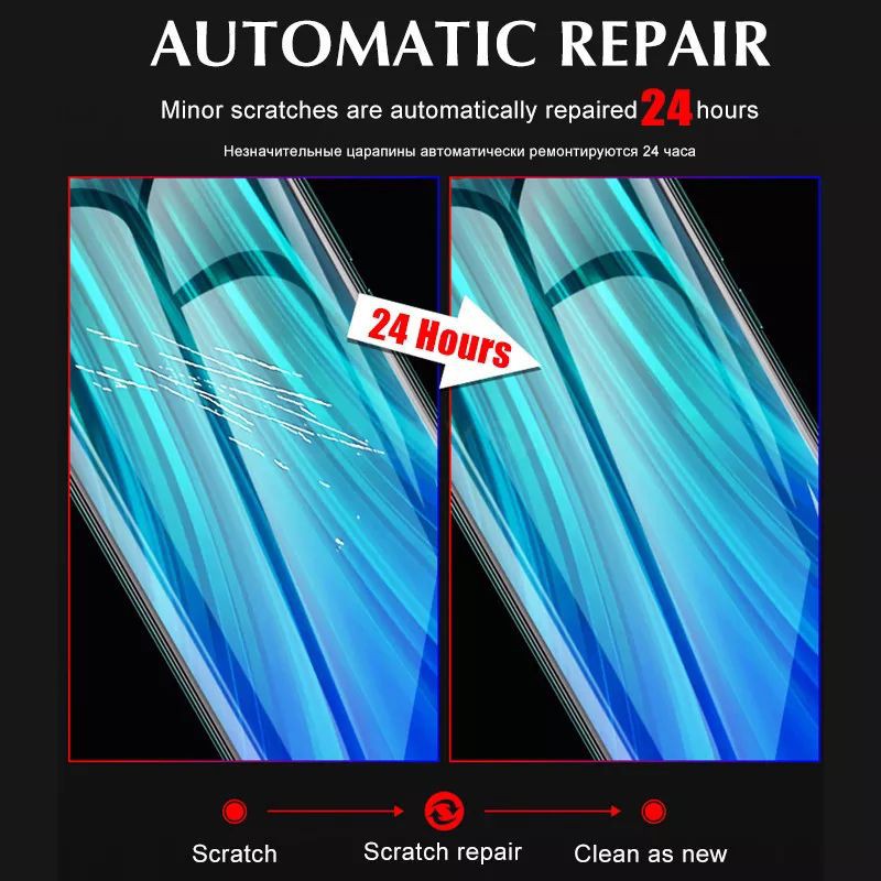 2in1 - Nano Hydrogel Film Xiaomi Redmi Note 8 Pro TG Antigores Screen Guard Protector Layar Kamera