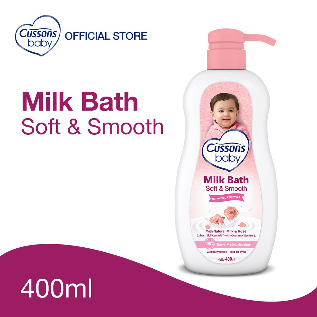 CUSSONS MILK BATH SOFT&amp;SMOOTH 400ML PUMP