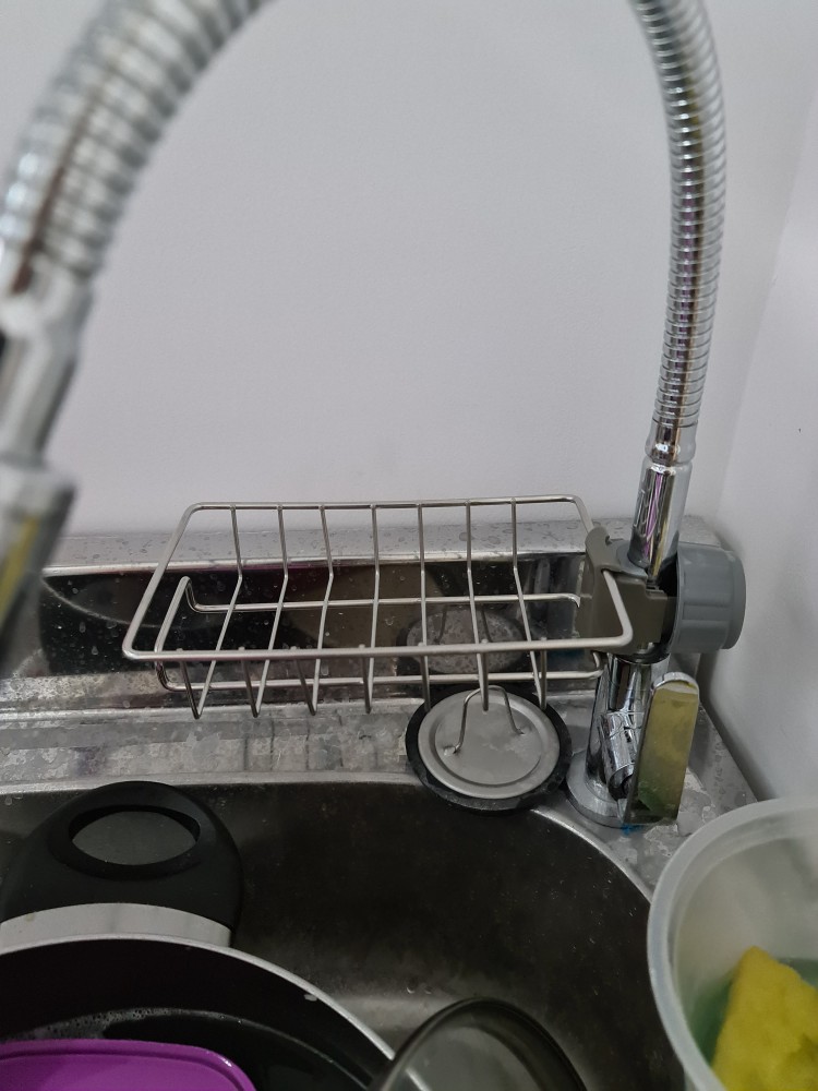 Okk Rak Gantung Keran Air Stouge Untuk Peralatan Dapur Sabun / Rak Gantung Dapur