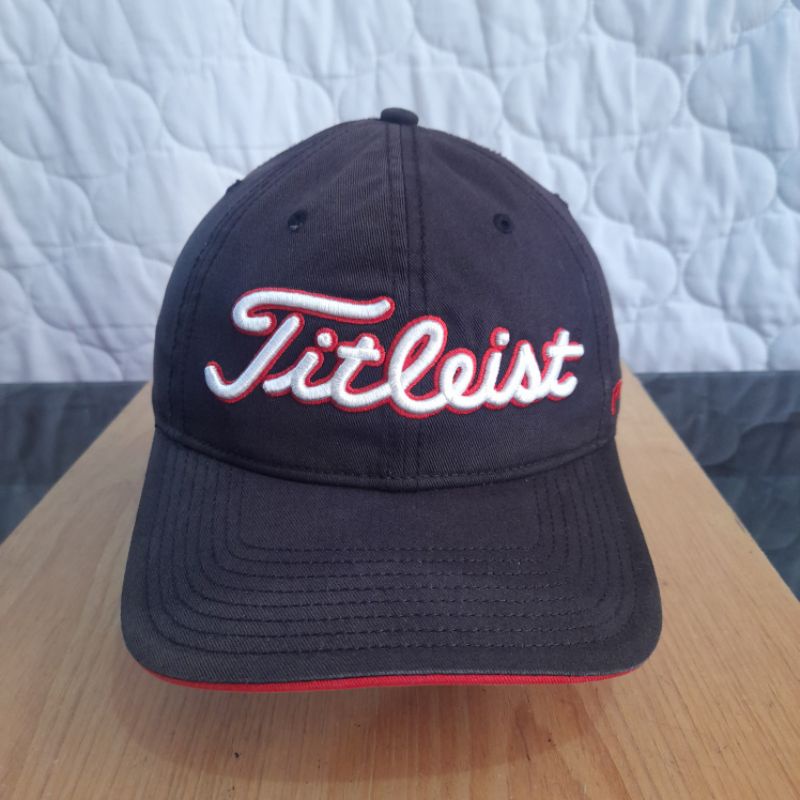 Topi golf Titleist second original bahan katun