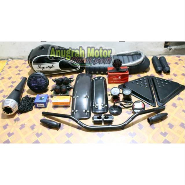paket japstyle jok japstyle speedometer japstyle knalpot japstyle spion bulat handgrip botol