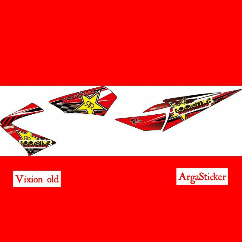 Stiker Vixion old Striping Vixion old  2010 2011 2012 Variasi Sticker Motor