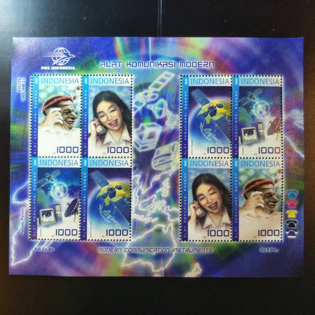 

Mini Sheet Perangko Alat Komunikasi Modern - 2002 - Prangko Indonesia