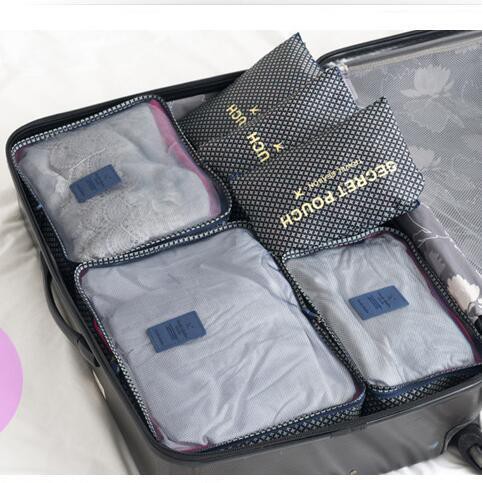 Travel Bag 6in1 Set Storage Baju Kotor Organizer Koper Limited