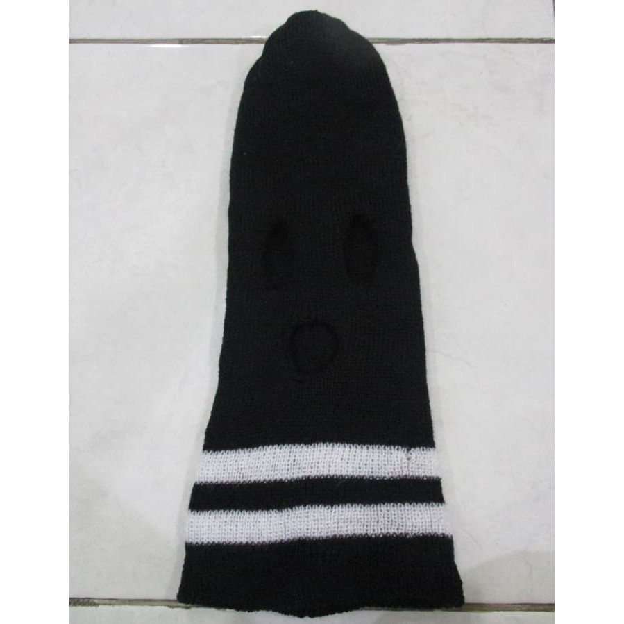 Topi Kupluk Ninja / Topi Full Face / Topi Ronda 3 Lobang***TOP